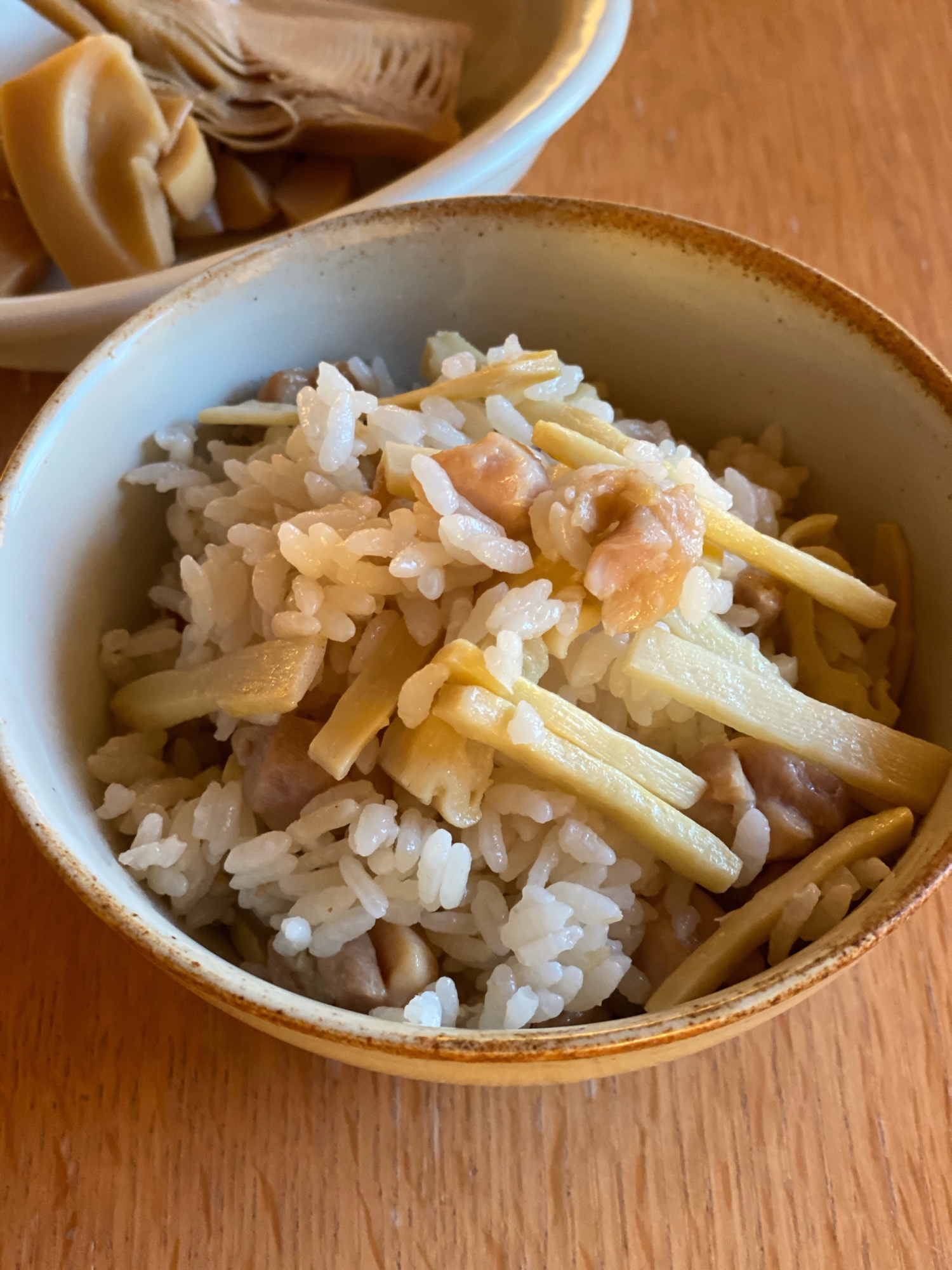 【たけかんむりに旬で筍❣️】たけのこご飯