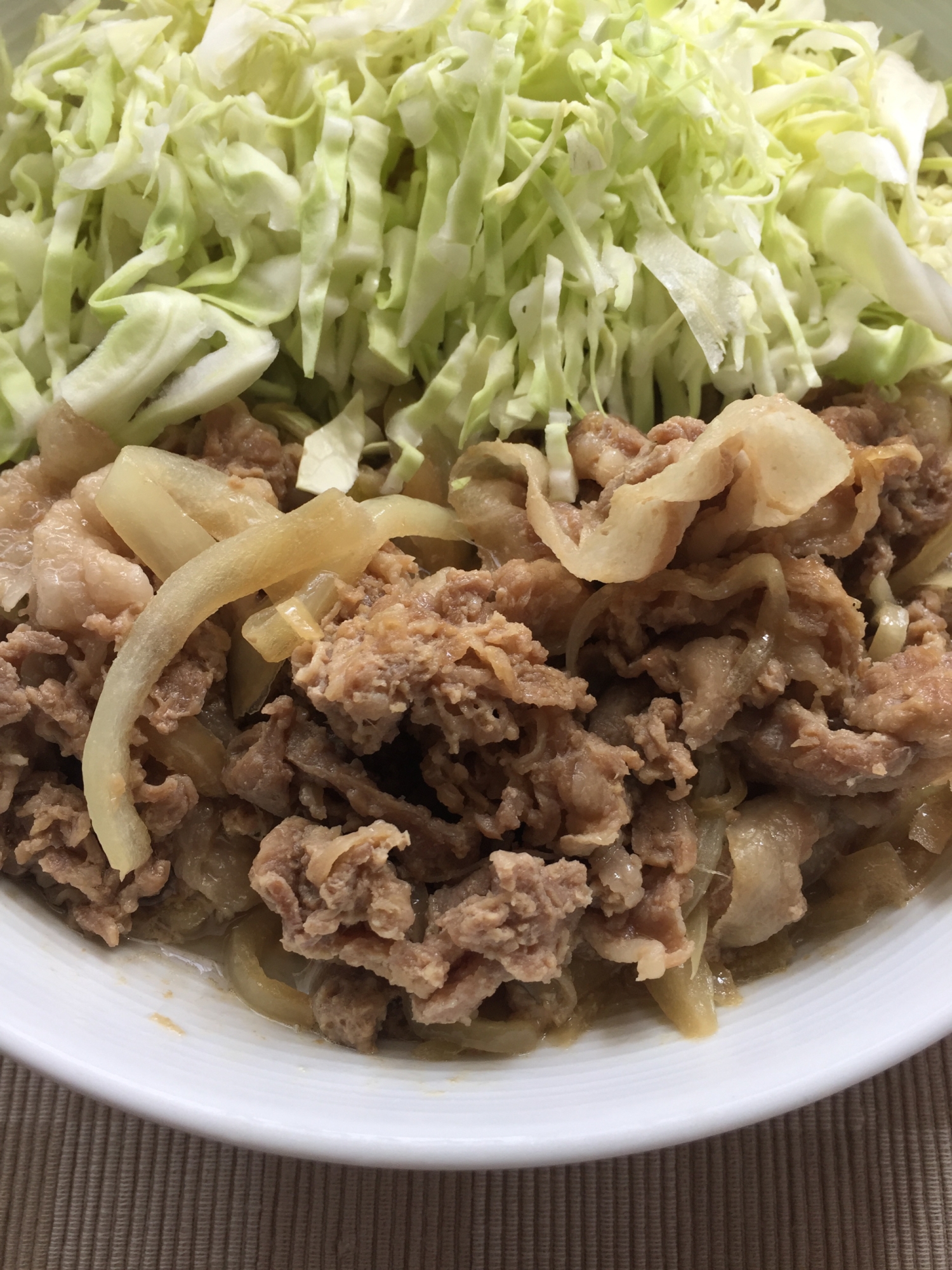 レンチン♪ 豚肉のしょうが焼き