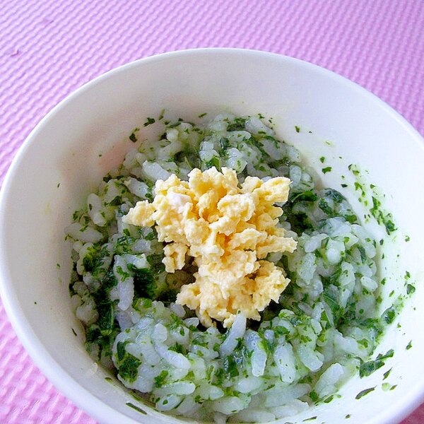 離乳食 モロヘイヤごはんのマヨたまのせ レシピ 作り方 By へんてこぽこりんママ 楽天レシピ 離乳食 モロヘイヤごはんのマヨたまのせ レシピ 作り方 By へんてこぽこりんママ 楽天レシピ