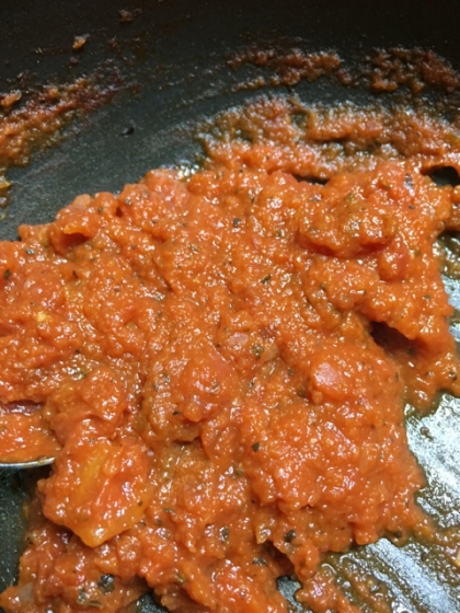 バジルを入れたらとても香りがよくて美味しくなりました！