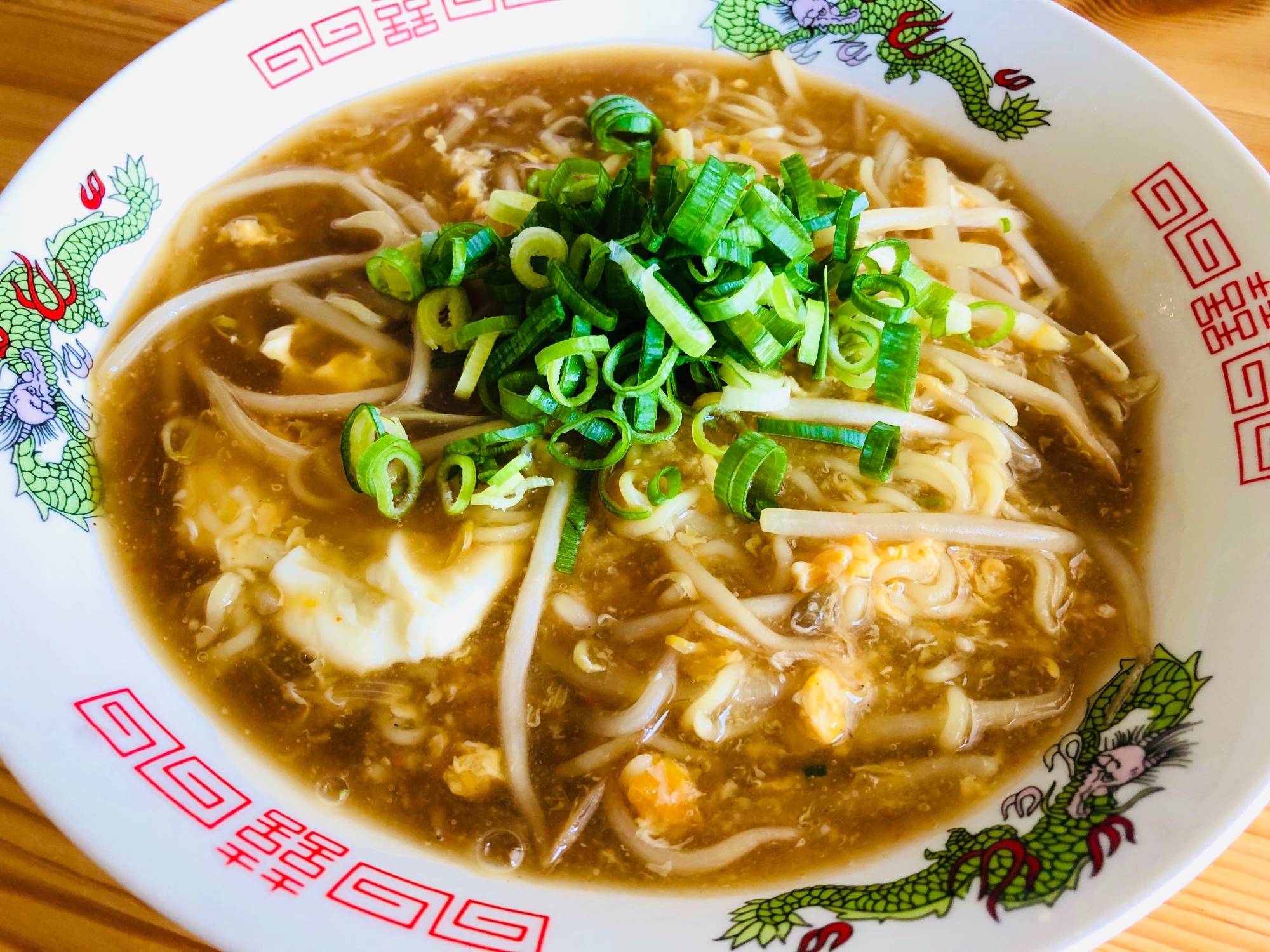 簡単で本当に美味しい！☆もやしあんかけラーメン