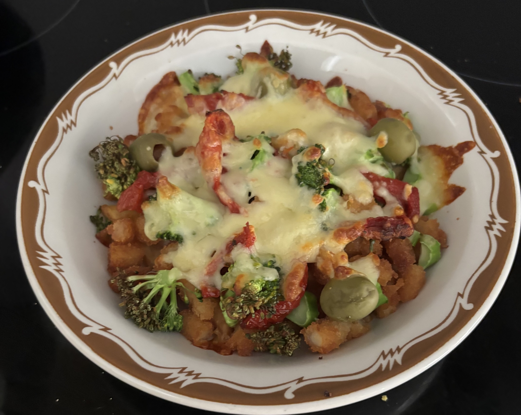 残りイカリングとポテトでリメイクディッシュ