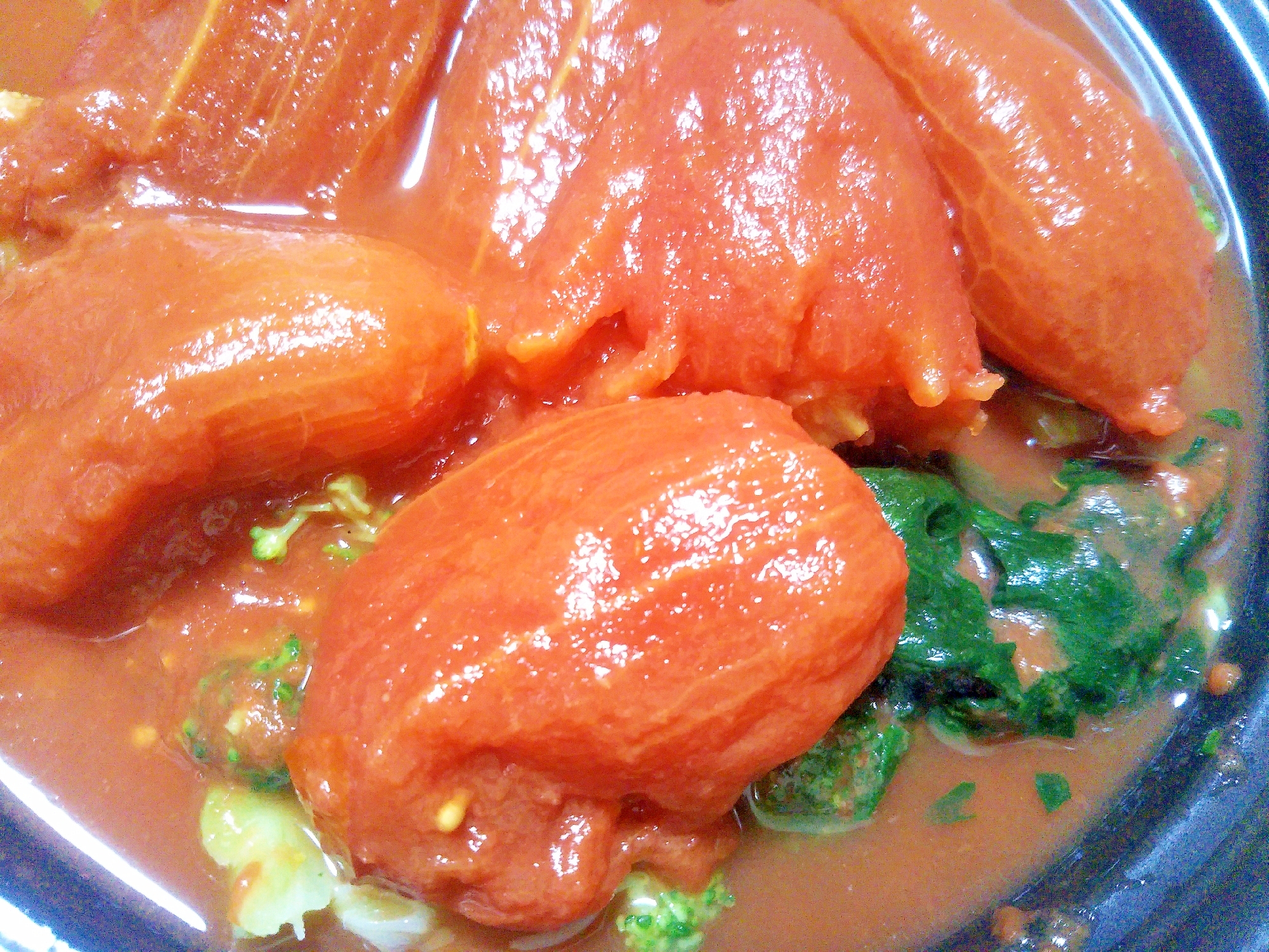 トマト小松菜スープ