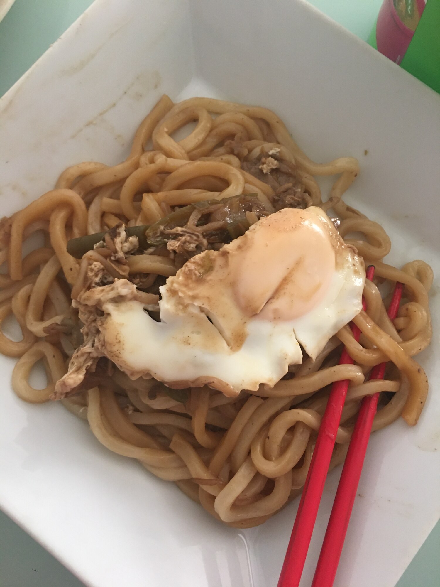 すき焼きの残り汁でうどん 卵乗せ レシピ 作り方 By Jinka 楽天レシピ