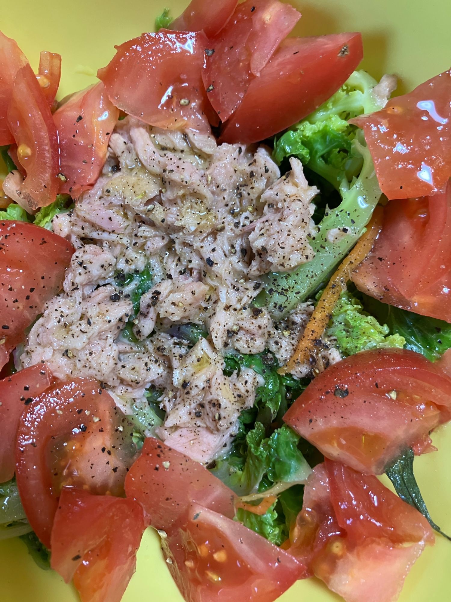 プチベールとツナサラダ