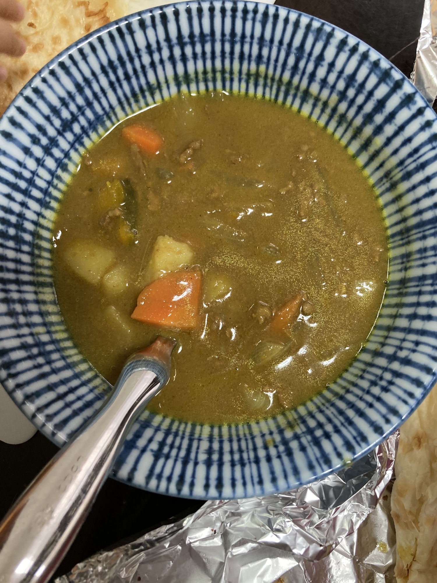 かぼちゃとひき肉のカレー