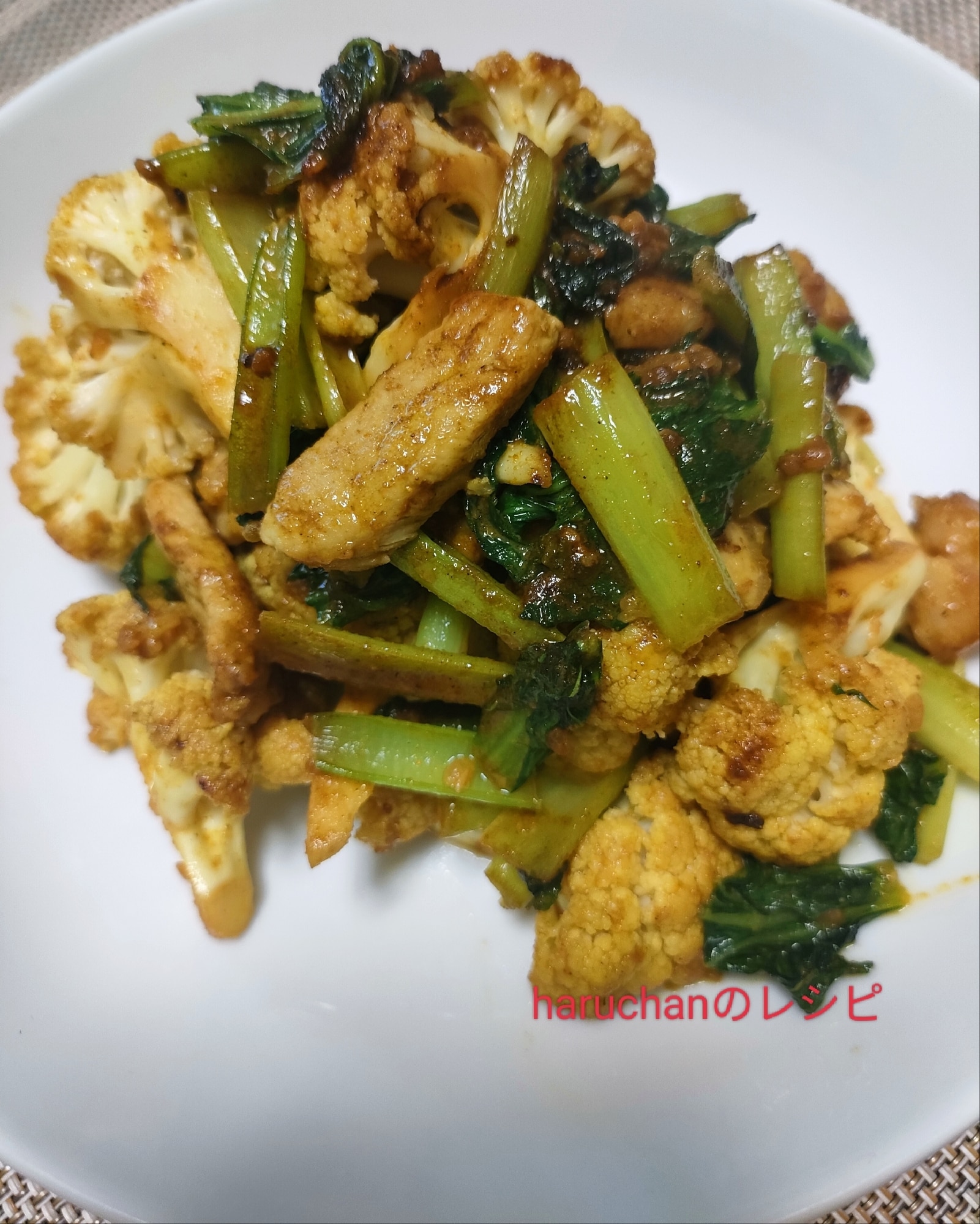 カリフラワーのカレー味炒め レシピ・作り方 by haruchanのレシピ｜楽天レシピ