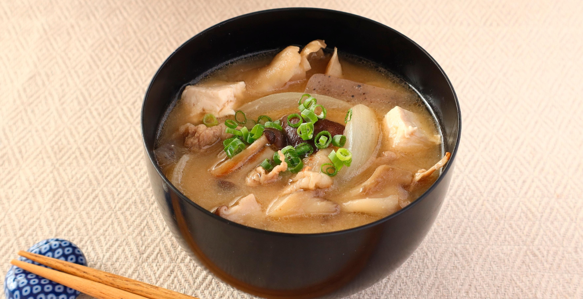 きのこたっぷり豚汁