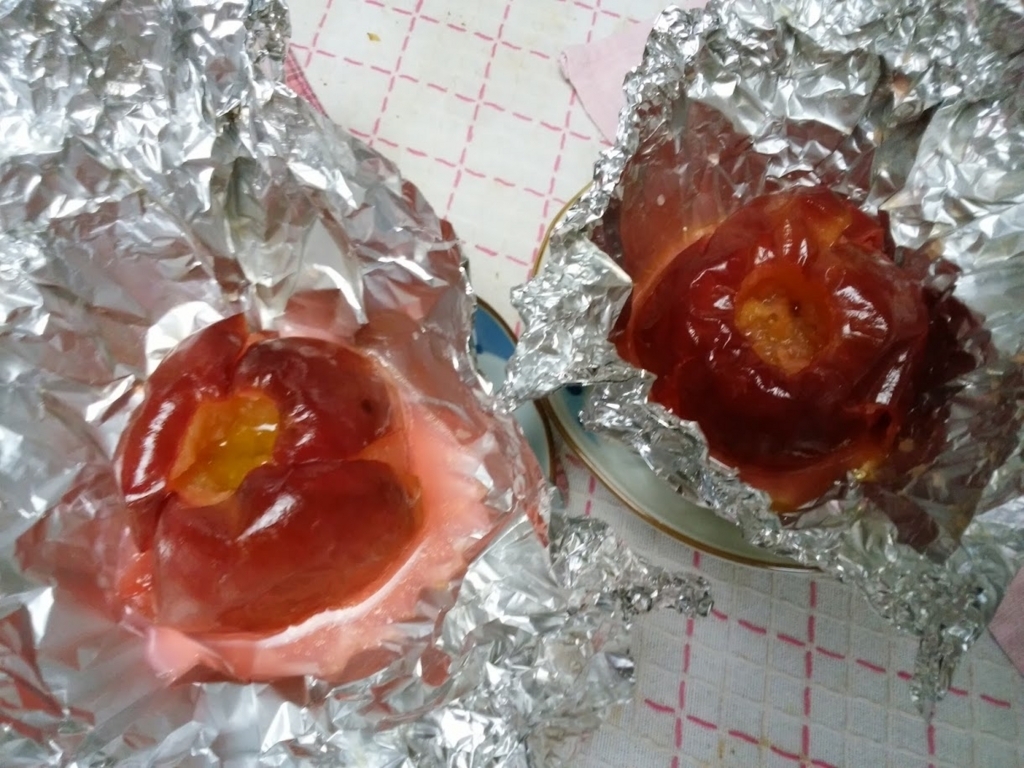 フライパンとボールでまるごと焼きリンゴ レシピ 作り方 By 乙 楽天レシピ