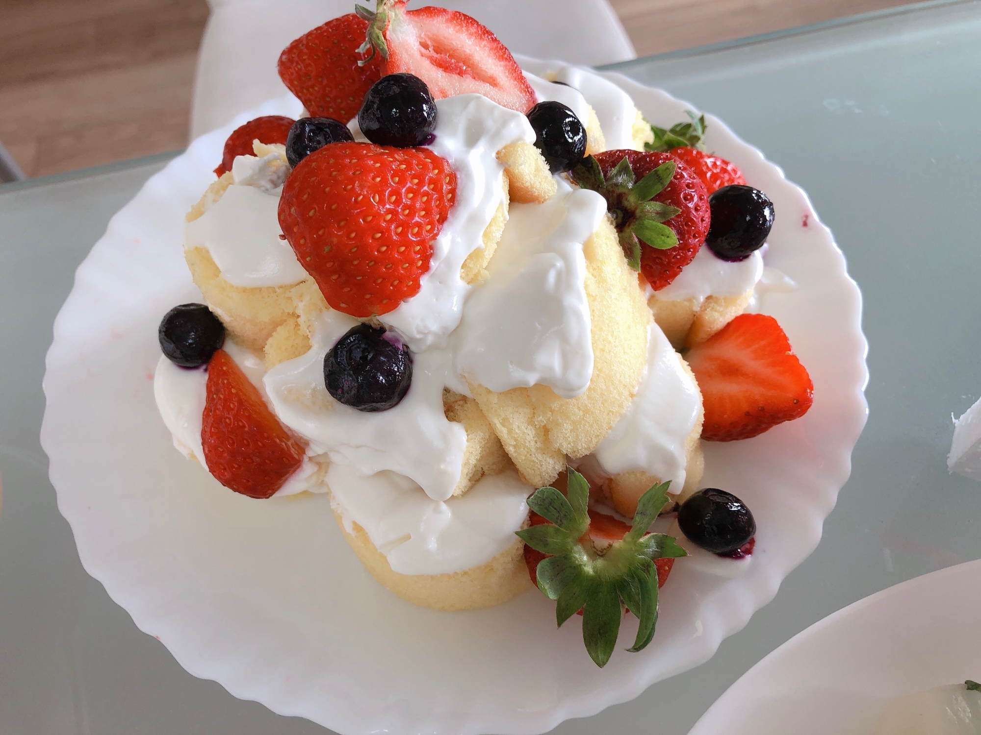 クリスマスに⭐ロールケーキタワー