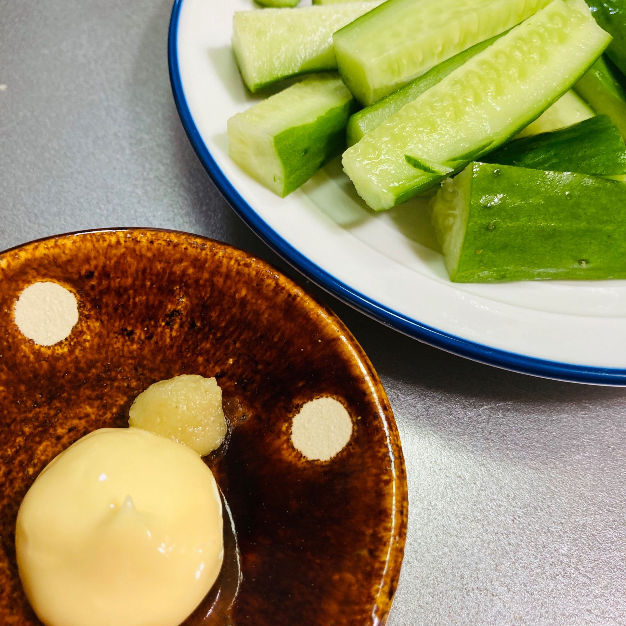 きゅうりスティック【わさび醤油マヨディップ】