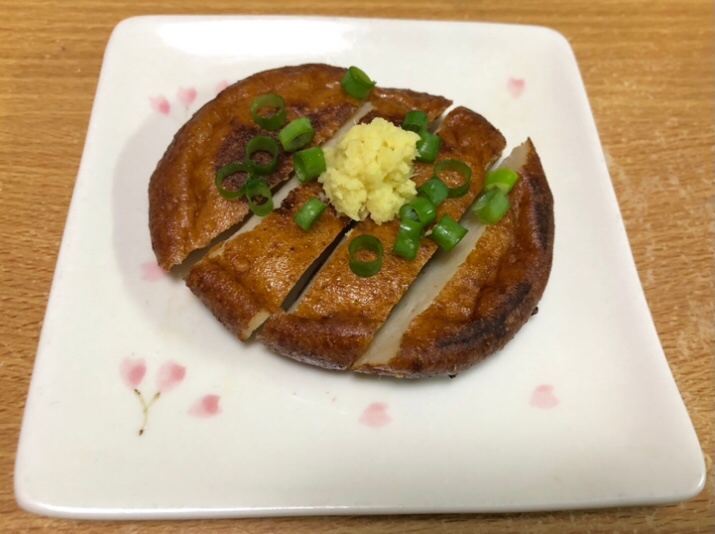 フライパンで簡単おつまみ☆焼きさつま揚げ