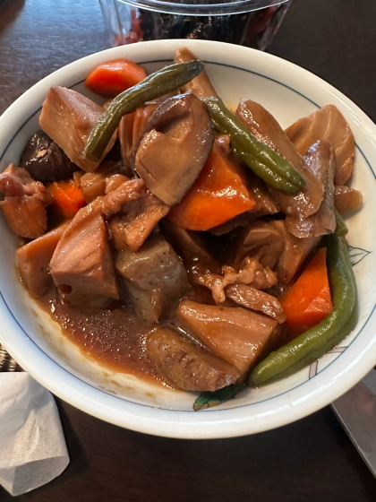 ⑅୨୧:・ﾟ筑前煮　ﾟ・:⑅୨୧