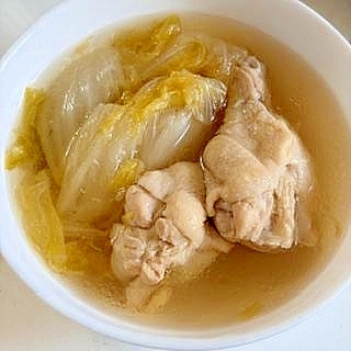 あっさり ☆ 白菜と手羽元の塩煮