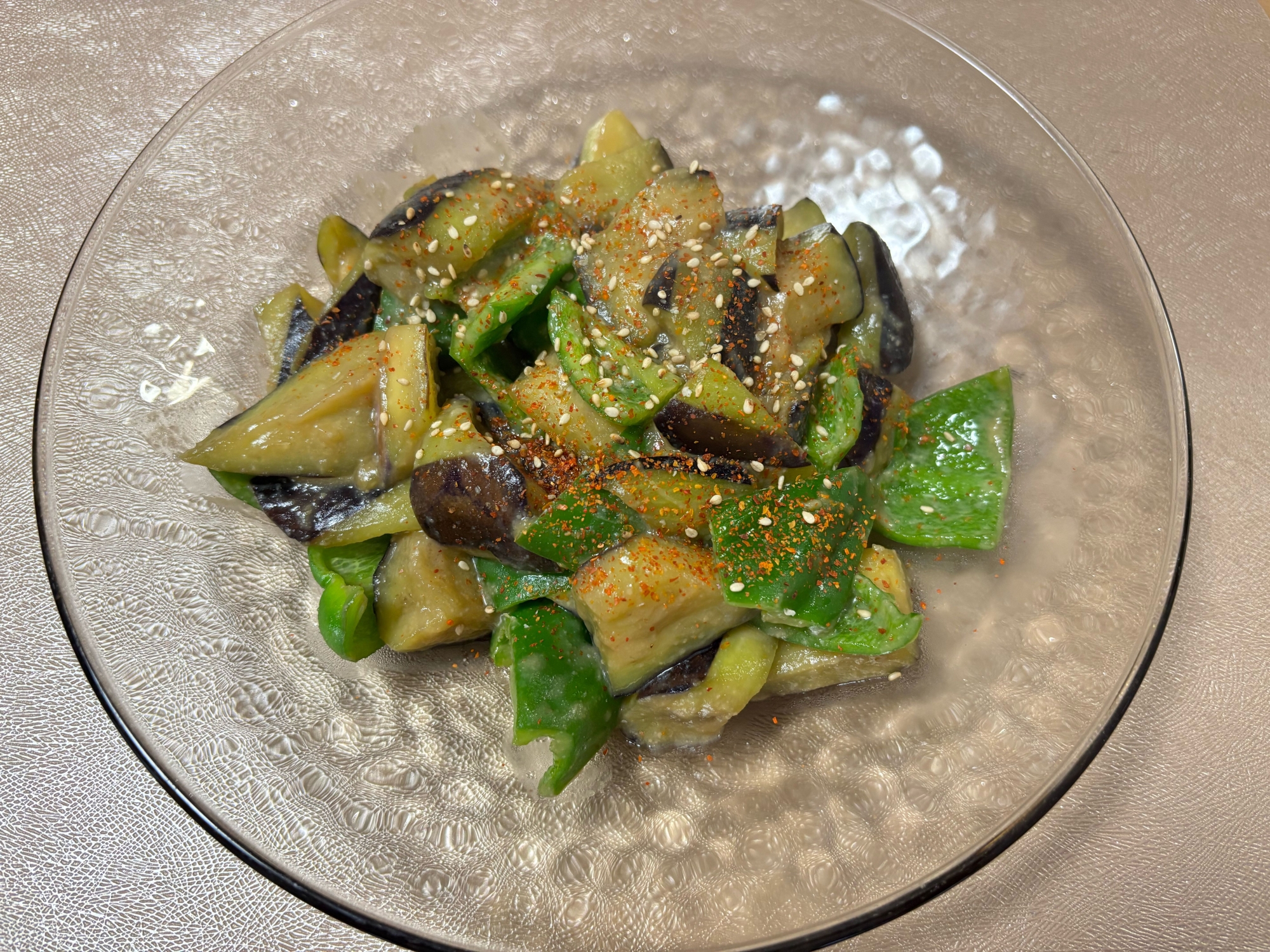 野菜だけで大満足！⭐️茄子とピーマンの味噌炒め⭐️