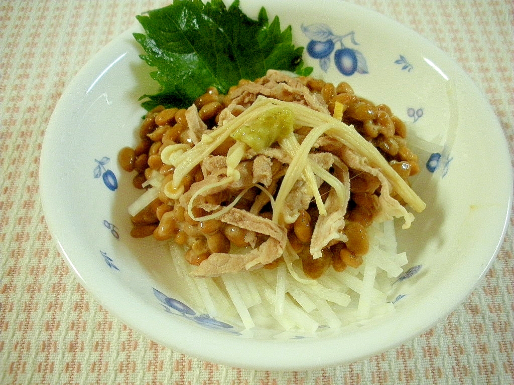 ☆大根と納豆のおつまみサラダ☆