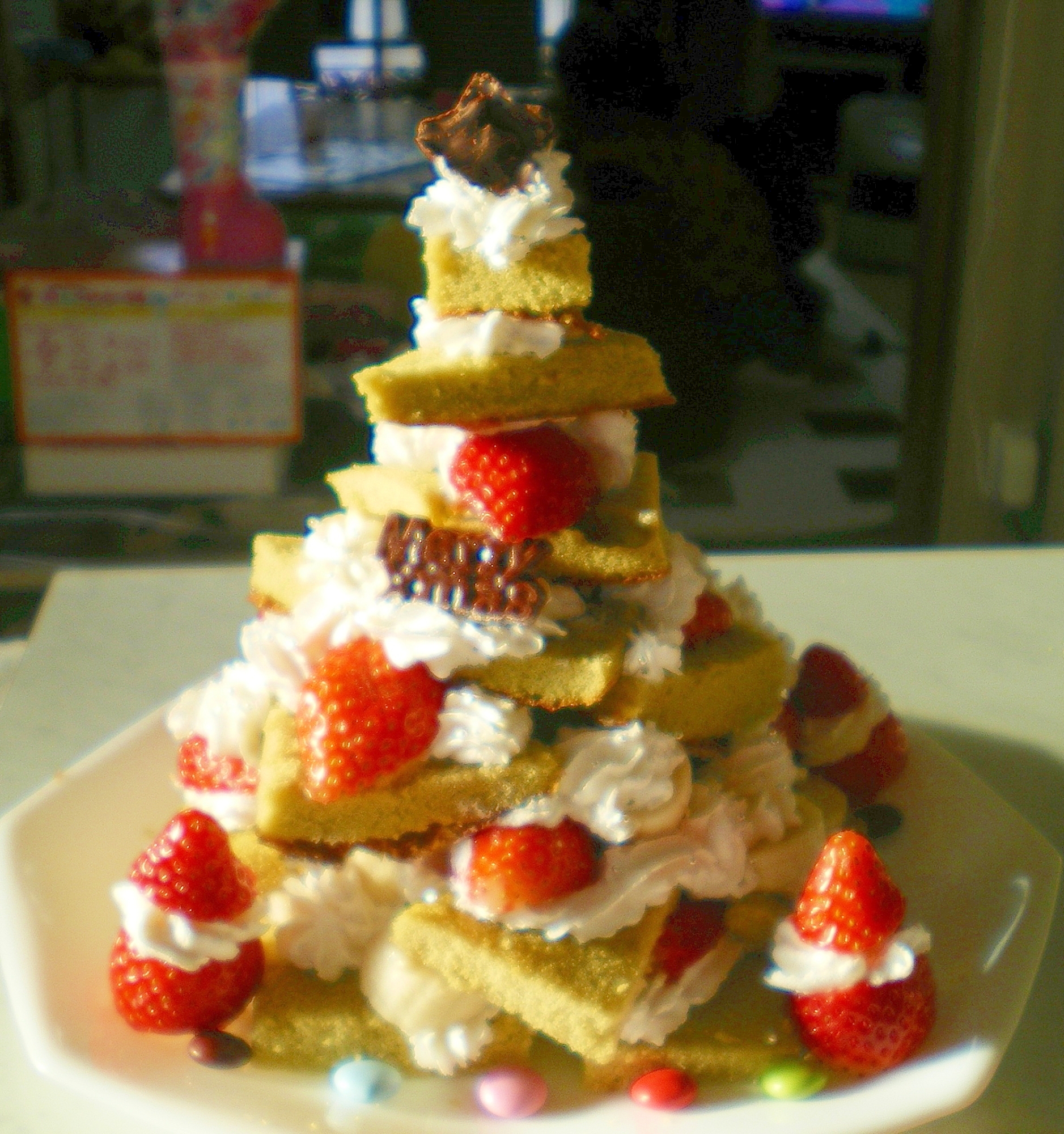 クリスマスケーキ！クリスマスツリー！ケーキ