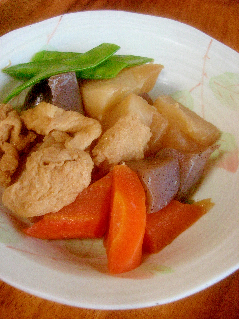 優しい母の味◎油揚げと野菜の煮物
