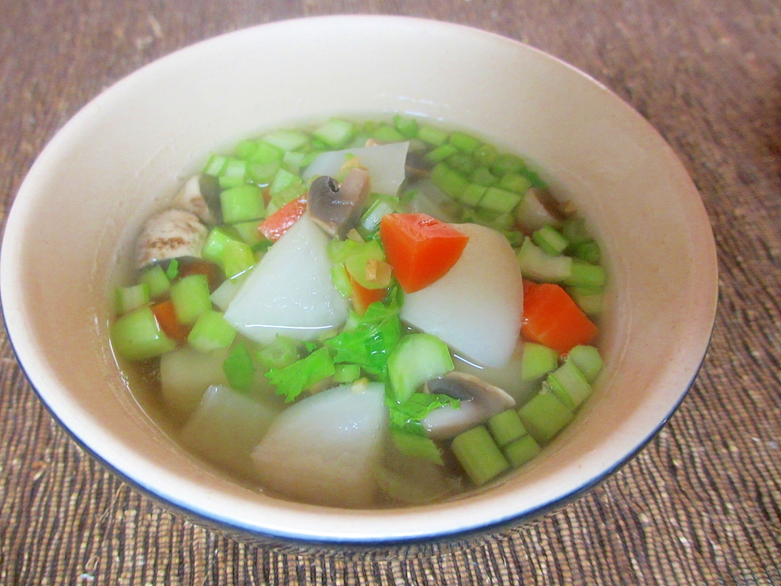 カブとマッシュルームのスープ レシピ 作り方 By Mococo05 楽天レシピ カブとマッシュルームのスープ レシピ 作り方 By Mococo05 楽天レシピ