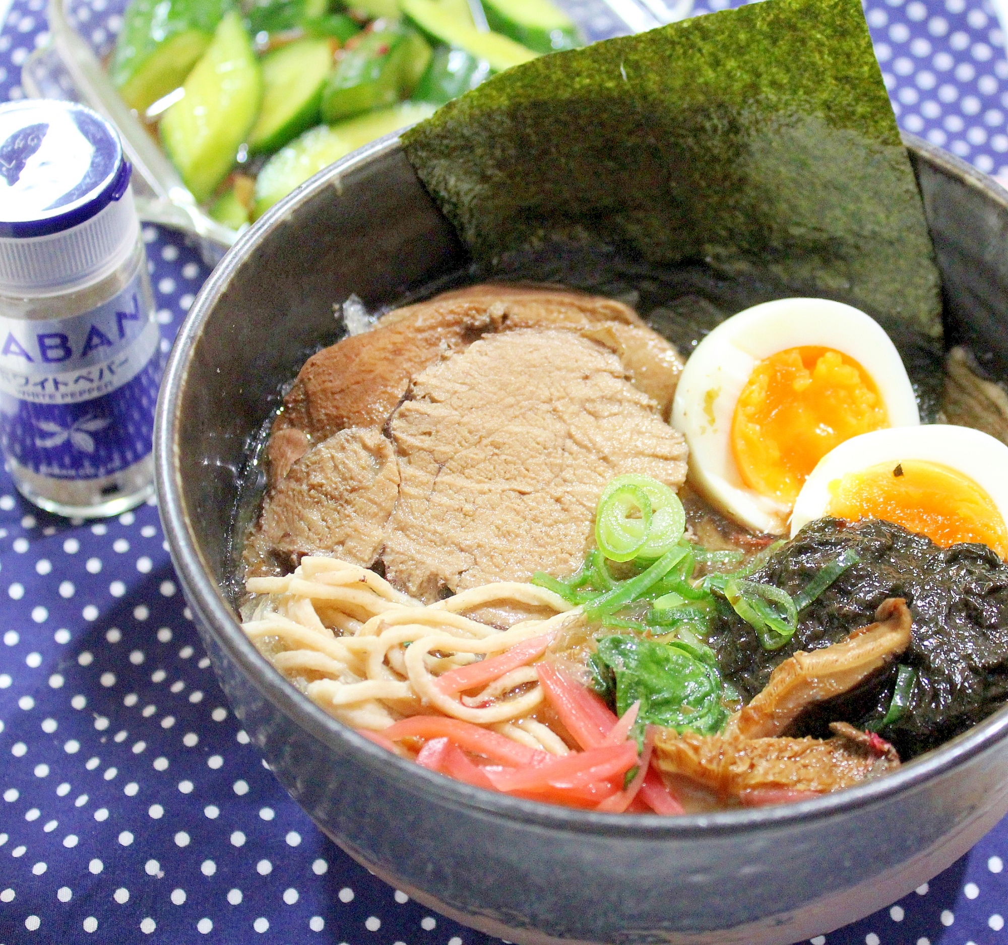 低糖質★常備おかずで時短♪チャーシュー醤油ラーメン