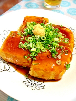 豆腐だけ☆照り焼き豆腐ステーキ