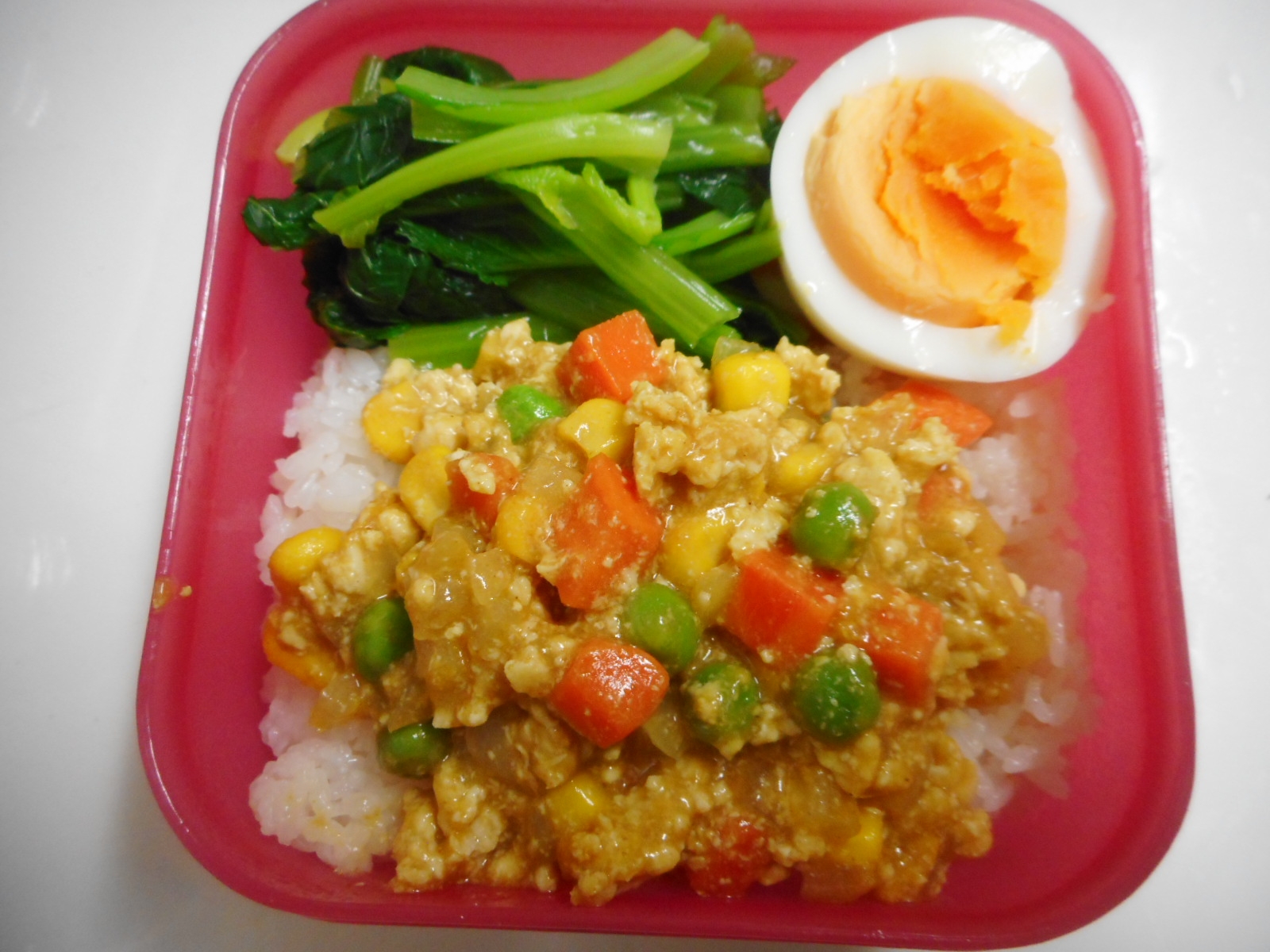 ミックスベジのキーマカレー弁当 レシピ 作り方 By Mococo05 楽天レシピ