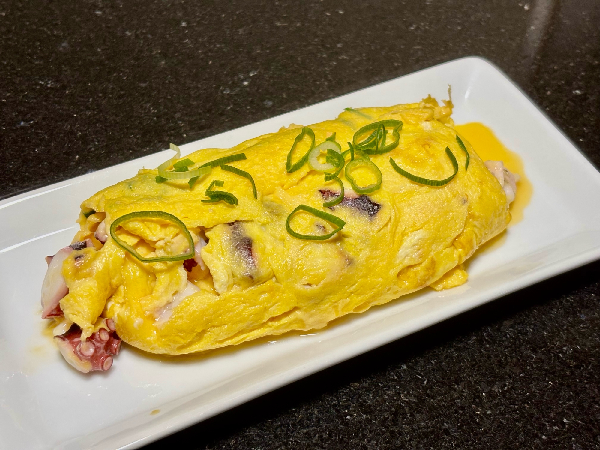 丸くはないが、明石焼きもどき☆