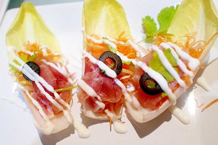 手作りドレッシングで簡単美味しいチコリボート レシピ 作り方 By Seika A 楽天レシピ 手作りドレッシングで簡単美味しいチコリボート レシピ 作り方 By Seika A 楽天レシピ