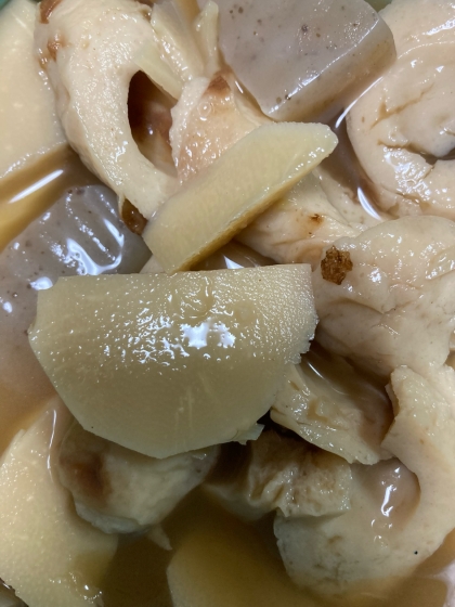 筍とこんにゃくの煮物