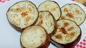 絹かわなすのグリル焼き