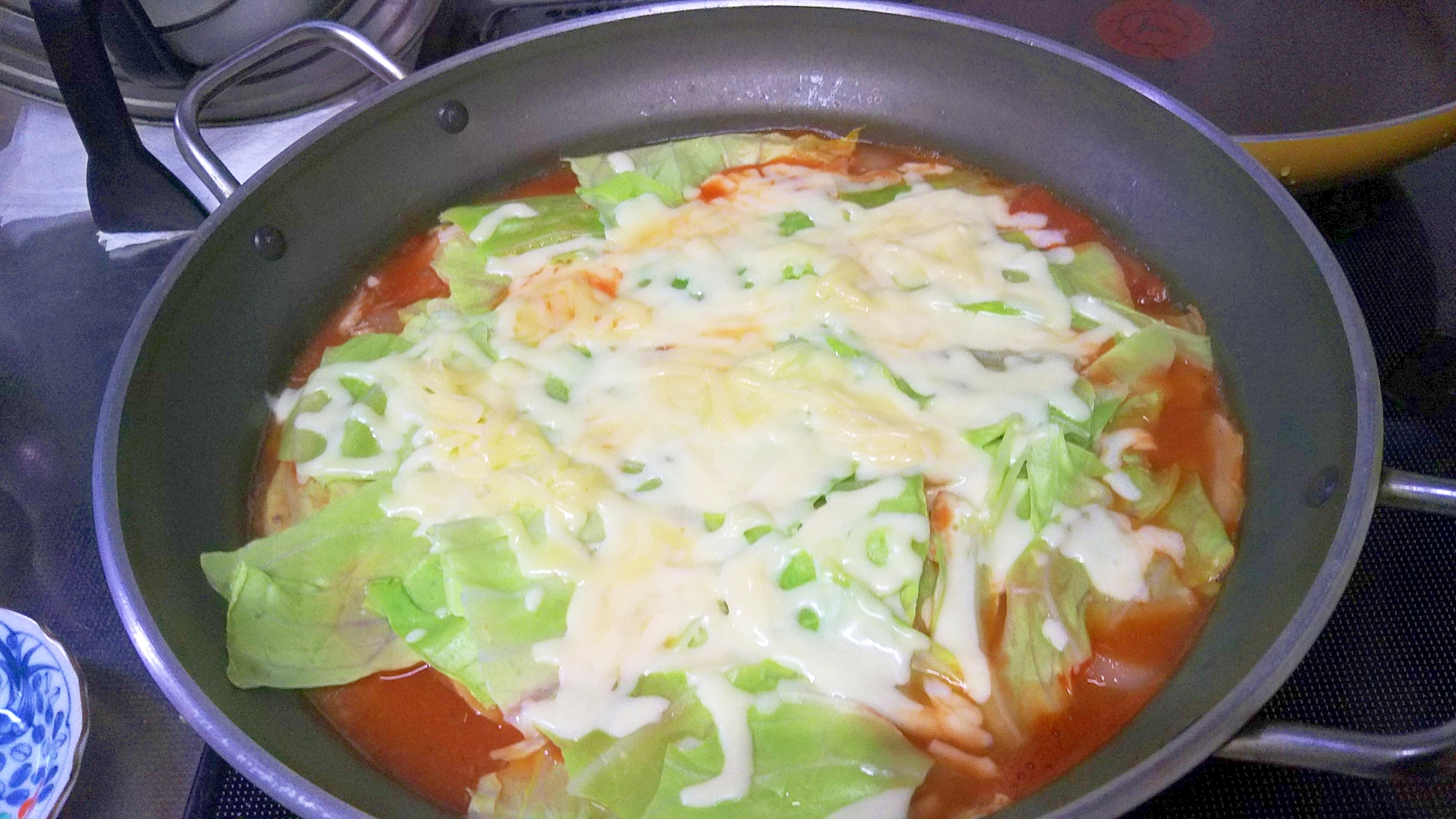 鯖缶 キャベツ 玉葱 トマト缶 チーズ鍋 レシピ 作り方 By Yushiyutot 楽天レシピ