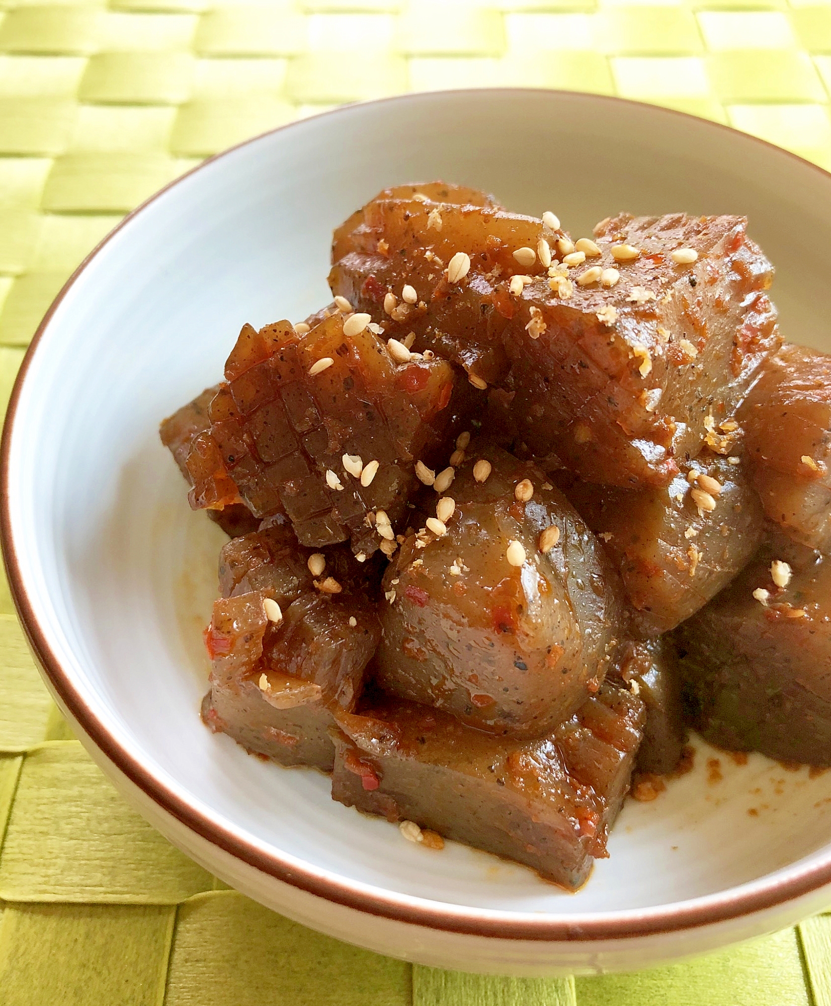 ヘルシー！こんにゃくの焼肉のたれ煮