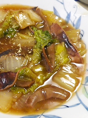 白菜するめ煮