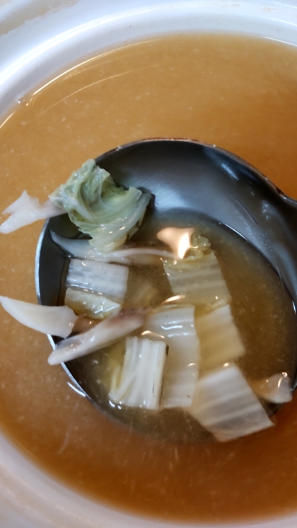 舞茸と白菜が残っていたので作りました♪