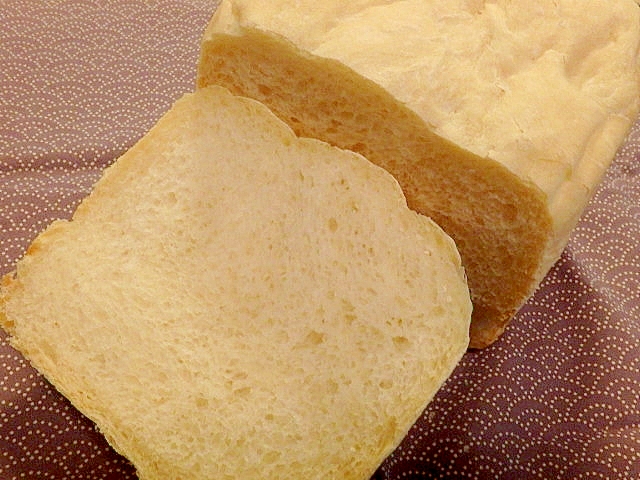 HBで★砂糖・油・卵・牛乳不使用★シンプル食パン