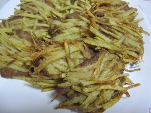 ♪ポテトの挽肉挟み揚げ♪