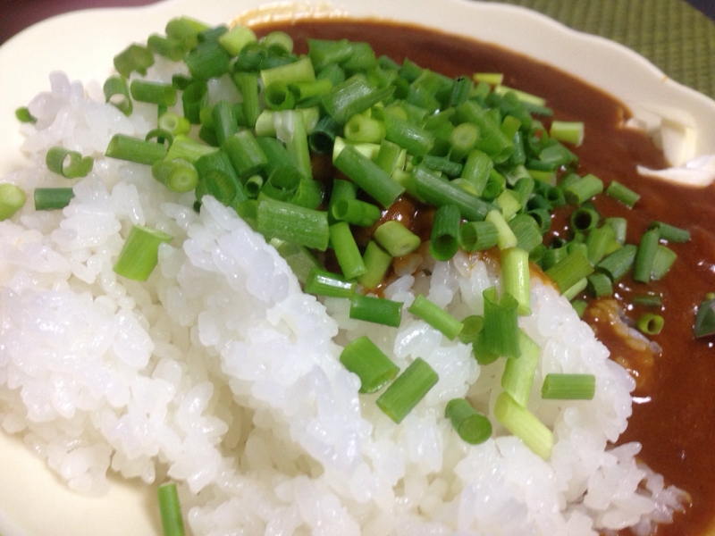 小葱にんにくカレー