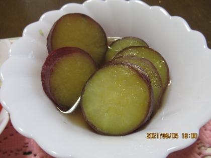 さつま芋のレモン煮＊しょうゆ風味