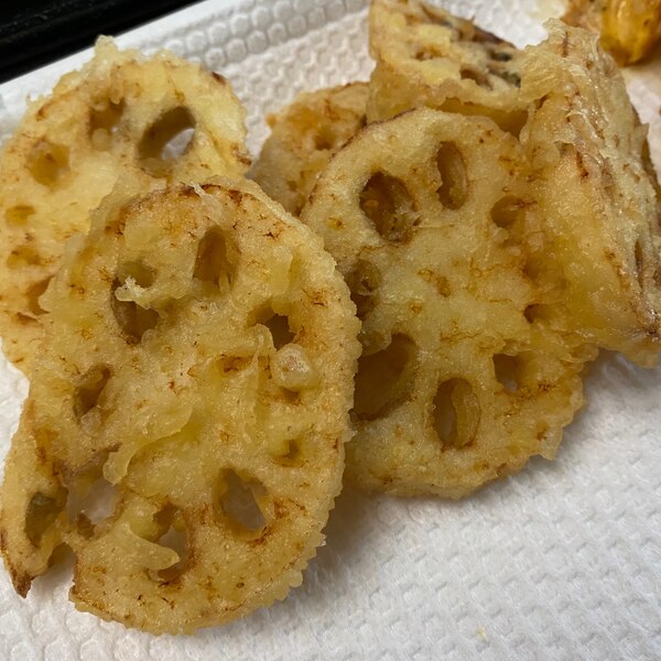 シャキシャキ レンコンの天ぷら レシピ 作り方 By よんちゃんママ 楽天レシピ シャキシャキ レンコンの天ぷら レシピ 作り方 By よんちゃんママ 楽天レシピ