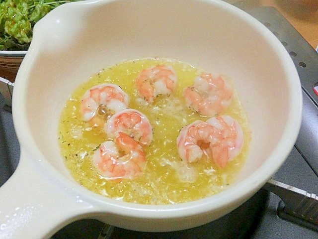 えびのアヒージョ