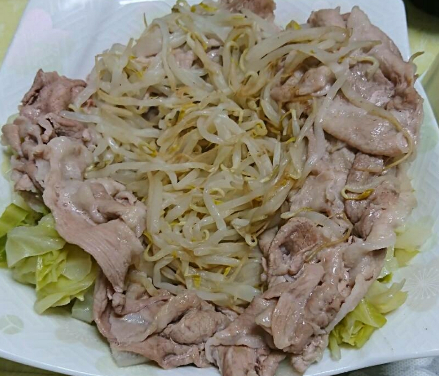 豚肉と野菜蒸し