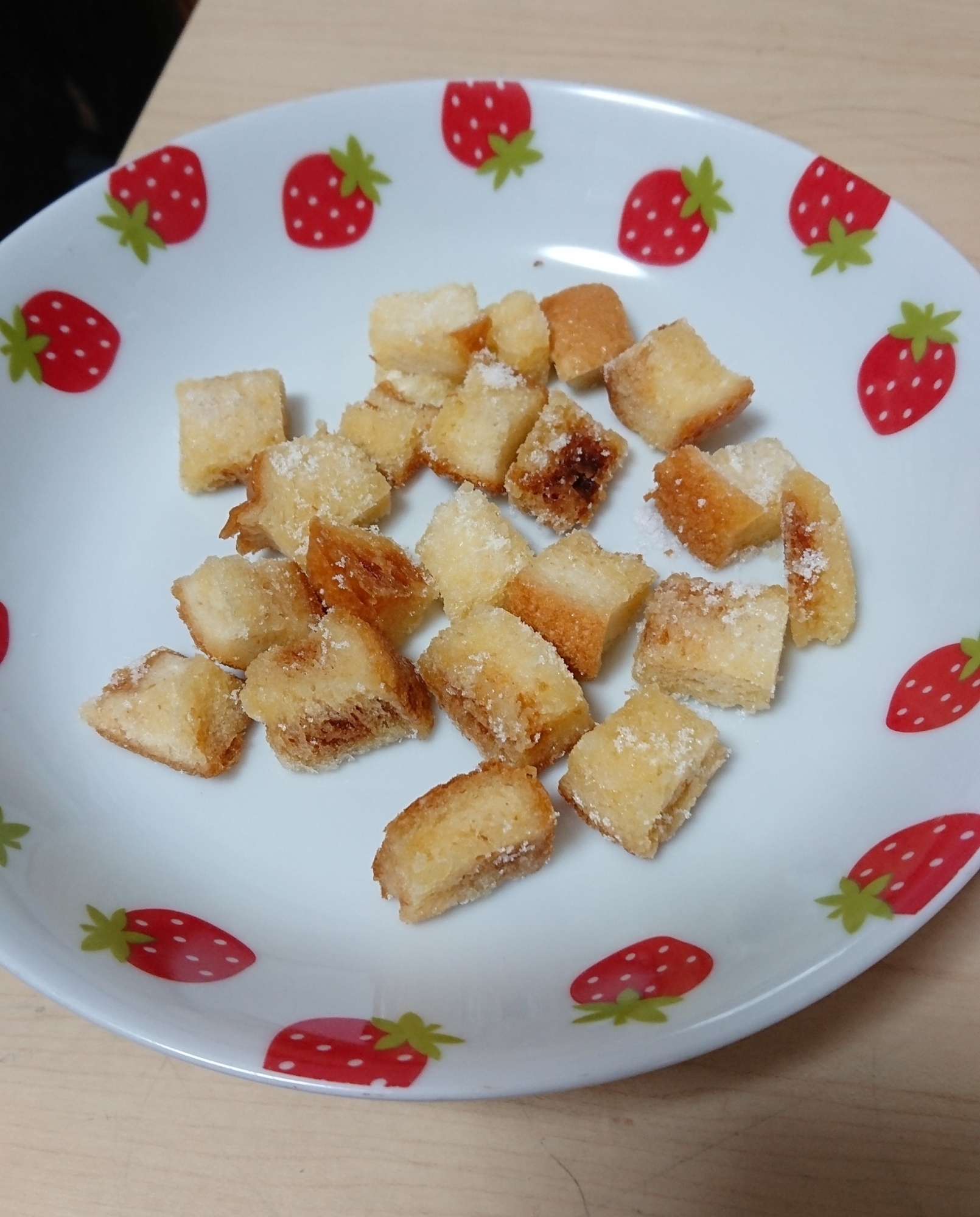 レンジで3分!材料3つ!簡単サクサク食パンラスク