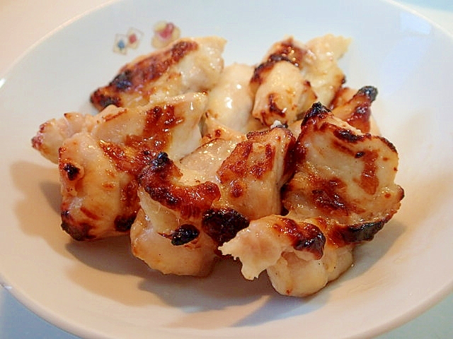 魚焼きグリルで　鶏むね肉の塩麹焼き