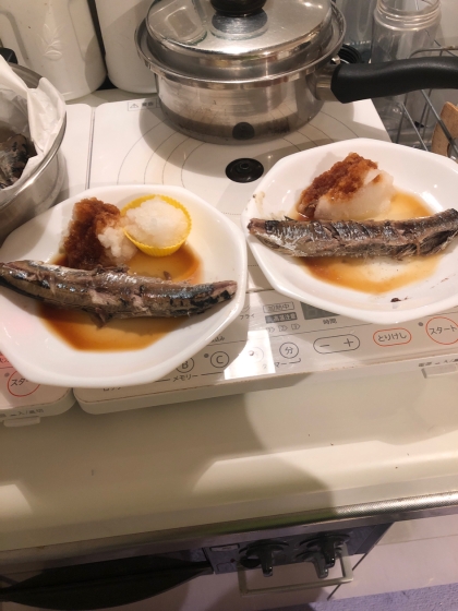 レモン汁で食すサンマの塩焼き レシピ 作り方 By Auaaa 楽天レシピ