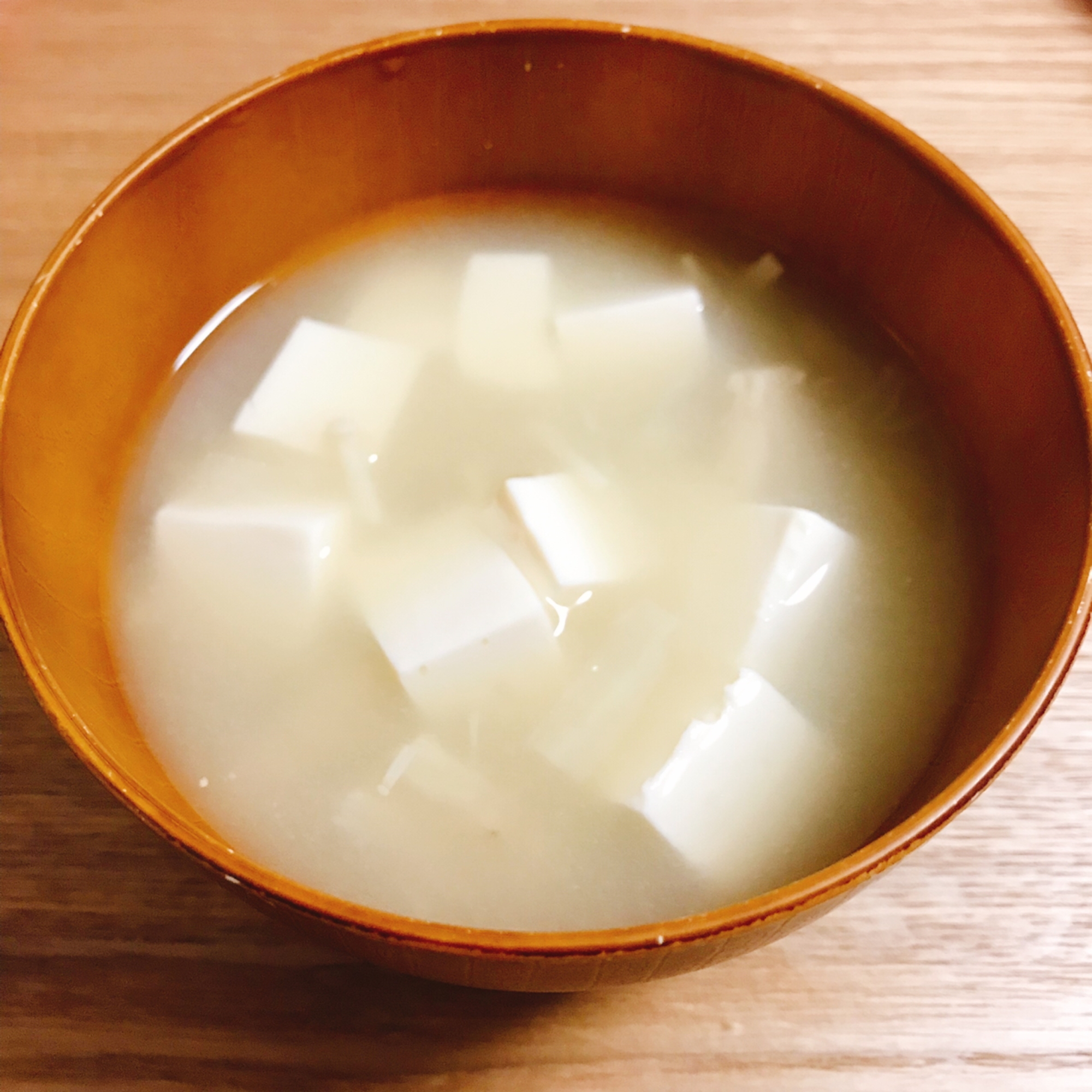 具がない時の 豆腐の味噌汁 レシピ 作り方 By りっさんさん 楽天レシピ