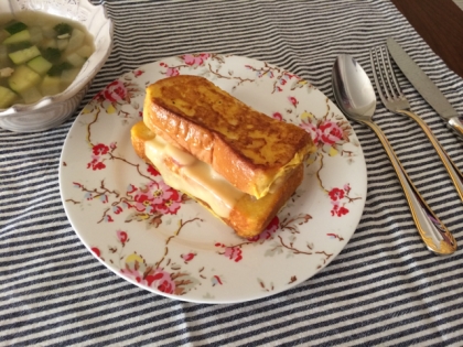 とっても美味しく出来ました。
私にとっては、忙しい朝に最適です。
朝から笑顔です。
有難うございました。