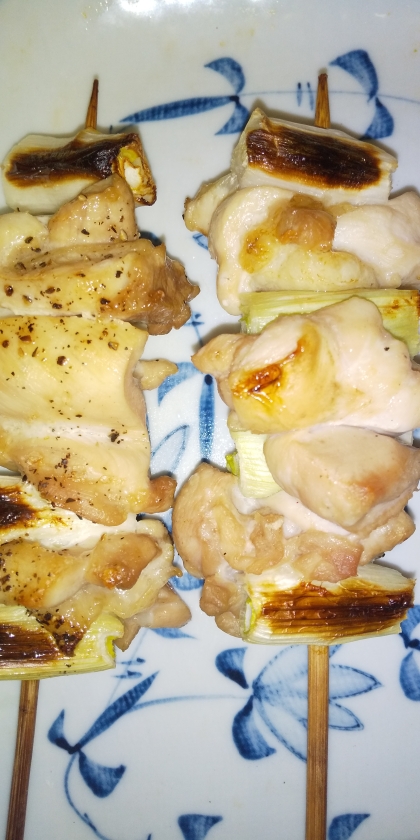 おうちで居酒屋☆魚グリルで本格的！簡単焼き鳥