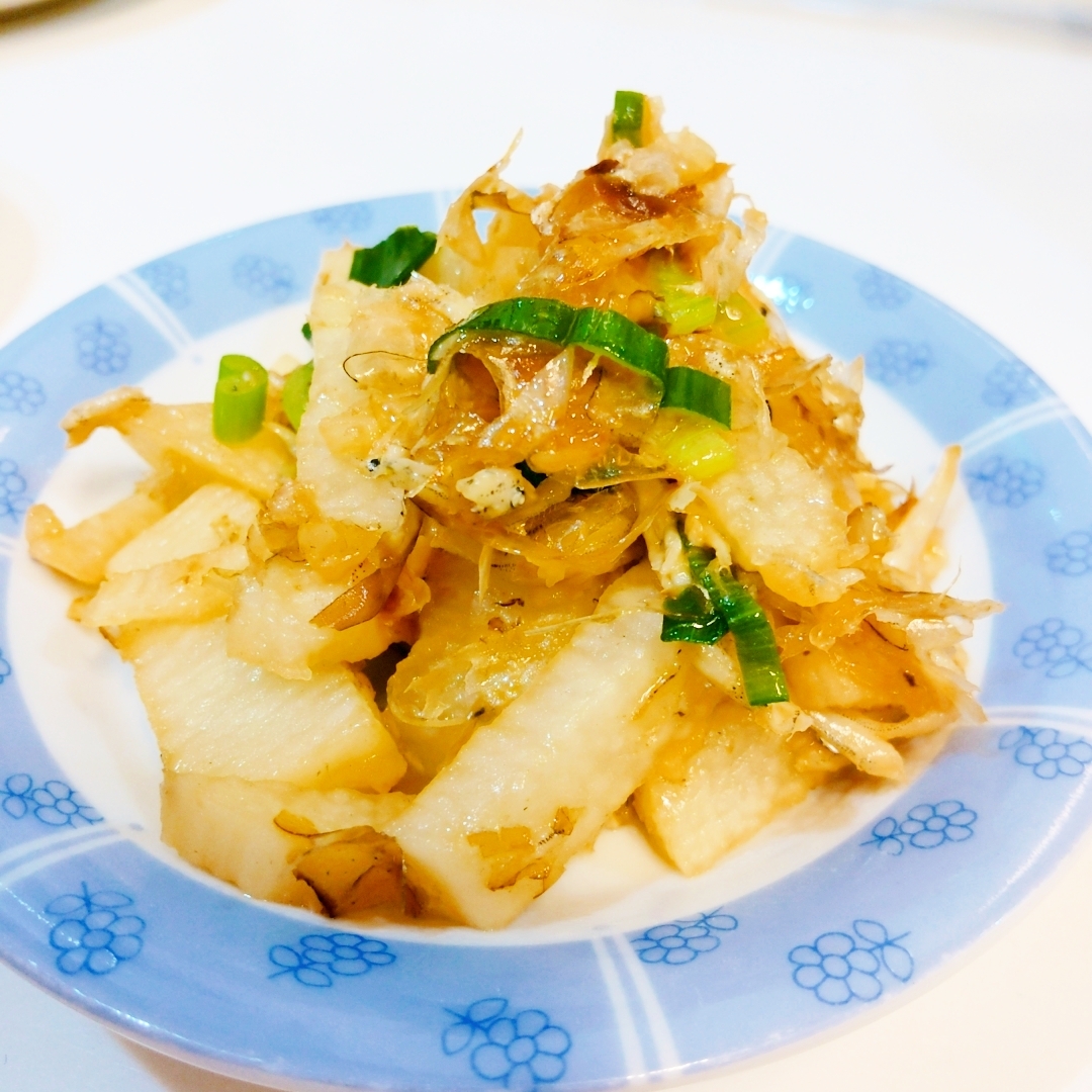 おつまみにも!長芋としらすのおかか炒め