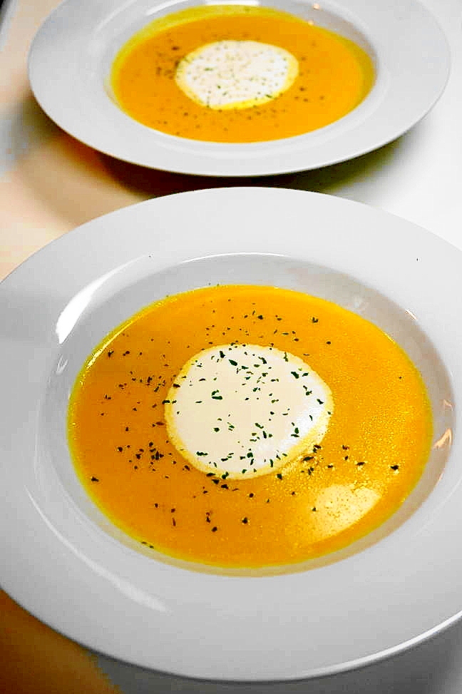 意外と簡単・パンプキンスープ！かぼちゃの冷製スープ