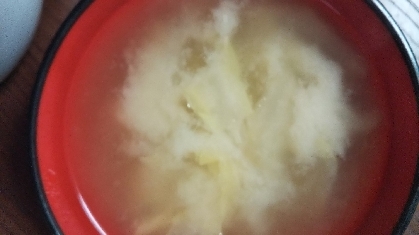 白菜と玉ねぎの合わせ味噌汁